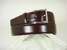 Brighton 2877 100% leather Boy's Belt - Glazed leather - Burgundy, Roller Buckle Rich Burgundy, Sophisticated Look, Color Glaze, First Holy Communion, Final Touch, Holy Communion