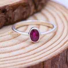 Ruby Ring Sterling Silver- Statement Ring- Ruby Gemstone- Everyday Ring- Simple Ring- Best Friend Gift Ring- Bride Gift- Bridesmaid Gift Gemstone Details: ✦ Gemstone: Ruby, Peridot, Amethyst, Citrine, Garnet, Iolite, Rose Quartz, Lemon Topaz, Smokey Quartz ✦ Gemstone Type: Natural ✦ Gemstone Shape: Oval ✦ Gemstone Color: Red ✦ Gemstone Cut: Faceted ✦ Number of Gemstones: 1 ✦ Gemstone Grade: Excellent METAL DETAILS : ✦ Metal: 925 Sterling Silver ✦ Metal Plating: Silver/ Yellow Gold/ Rose gold ✦ G Minimalist Oval Sterling Silver Stackable Rings, Dainty Oval Sterling Silver Stackable Rings, Simple Oval Sterling Silver Rings, Minimalist Sterling Silver Solitaire Ruby Ring, Minimalist Silver Ruby Gemstone Ring, Minimalist Sterling Silver Ruby Promise Ring, Minimalist Solitaire Ruby Ring In Sterling Silver, Minimalist Stackable Adjustable Ruby Ring, Silver Minimalist Ruby Promise Ring