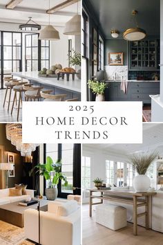 the interior and exterior of a home decor trend