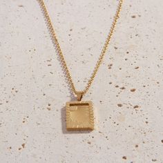 *NEW IN  Details:   Total length 40cm+5CM   18k Gold Plated   FREE Insured Shipping (Worldwide) Everyday Rectangular Pendant Necklace With Delicate Chain, Everyday Necklace With Delicate Chain And Rectangular Pendant, Gold Medallion Necklace With Delicate Chain For Everyday, Yellow Gold Plated Square Pendant Necklace, Yellow Gold Plated Necklace With Square Pendant, Gold Charm Necklace With Square Pendant, Gold Charm Necklaces With Clavicle Chain And Square Pendant, Tarnish Resistant Necklace With Rectangular Pendant, Everyday Gold-tone Box Chain Necklace