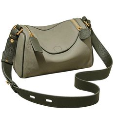 Vintage-Inspired Foxer Women's Soft Leather Crossbody Shoulder Bag with Wide Strap Khaki Shoulder Bag With Double Handle And Zipper, Khaki Double Handle Shoulder Bag With Zipper, Khaki Satchel With Detachable Strap, Khaki Shoulder Bag With Detachable Strap, Khaki Crossbody Satchel With Removable Pouch, Khaki Leather Shoulder Bag With Adjustable Strap, Khaki Satchel Shoulder Bag With Zipper Closure, Olive Crossbody Bag With Removable Pouch, Khaki Crossbody Shoulder Bag With Detachable Strap