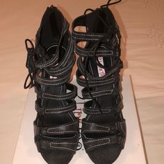 2 Lips Too Gray Wedge Sandals Nwt Size 11. Brand New Never Worn. Excellent Condition Lace-up Platform Wedge Sandals In Synthetic, Lace-up Synthetic Platform Wedge Sandals, Synthetic Wedge Heel Lace-up Sandals, Synthetic Open Toe Lace-up Sandals With 4-inch Heel, Synthetic High Heel Wedge Sandals With Wrapped Heel, Lace-up Sandals With 4-inch Heel In Synthetic, Lace-up Sandals With 4-inch Heel In Synthetic Material, Lace-up Synthetic Wedge Sandals For Party, Synthetic Wedge Heels With Wrapped Heel