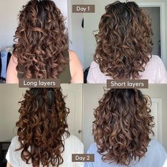 PATTY | Long layers vs. Short layers I got a long layered cut back in August and I didn’t really like how it grew out 3 months after 🙁 At the end … | Instagram Long Layers Vs Short Layers, Simple Girls Hairstyles, Short Layers Long Hair, Uneven Hair, Day 2 Hair, Short Layer Cut, Curly Layers, Long Curly Haircuts