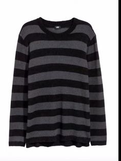 Mia 3, Stripe Sweater, Black Stripes