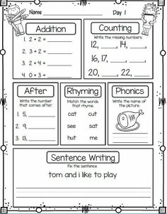 the worksheet for addition and subtractions to help students learn how to use