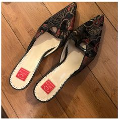 Size 8 1/2 Heels New Without Box Shoes Color, Black Red, Black And Red, Heels, Red, Women Shopping, Black, Color, Oscar De La Renta