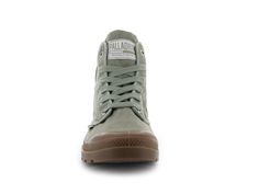 PAMPA HI - Palladium US Casual High-top Boots For Adventure, Casual Mid-top Canvas Boots, Sporty Outdoor Boots With Vulcanized Sole, Casual Lace-up Desert Boots For Hiking, Casual High-top Hiking Boots For Adventure, Casual Low-top Canvas Boots, High-top Canvas Boots With Rubber Sole, Casual High-top Canvas Boots, Outdoor Cotton High-top Sneakers With Round Toe