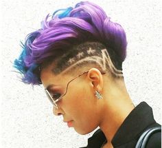 Bhm-bronner-bros-hair-show-summer-2012-015 Short Mohawk, Braids Blonde, Undercut Hairstyle, Hairstyle For Long Hair, Short Undercut, Shaved Hair Designs, Cut Life, Find Hairstyles, Turquoise Hair