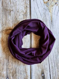 "TODDLER Infinity Scarf, Purple Baby Infinity  Scarf, 1-6 years old Baby circle scarf Toddler infinity scarf made of high quality, soft jersey knit. Color: purple / eggplant This cozy toddler scarf is 110 cm (43 inches) long (around) and about 45 cm (17,5 inches) wide and should be perfect for 1-6 years old children. Want/need custom size? Contact me. Cut style edged provide the ultimate softness and organic look. They roll up and will not fray. It's meant to be doubled around the neck (like on Toddler Infinity Scarf, Toddler Scarf, One Size Bohemian Purple Scarf, Bohemian Purple Shawl Silk Scarf, Purple Wool Scarf, Casual Multicolor One-size Infinity Scarf, Eggplant Purple, Purple Baby, Purple Bohemian Scarf, One Size