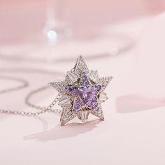 This Double Star Personalized Silver Necklace has a gorgeous accent stone.This piece is the perfect gift for the last person you think about each night before you go to sleep, the woman of your dreams. Choose to add her name or a special word in the necklace to make it truly unique. This necklace is made of sterling silver.Weight: 5.3 gWidth: 24.7 mmMaterial: Plating Color: Silver Elegant Star-shaped Gemstone Jewelry, Star-shaped Cubic Zirconia Jewelry Gift, Elegant Star-shaped Crystal Jewelry, Cubic Zirconia Jewelry With Star Charm For Gift, Cubic Zirconia Jewelry With Star Charm As Gift, Cubic Zirconia Star Charm Jewelry As Gift, Silver Crystal Star Jewelry, Star-shaped Clavicle Chain With Cubic Zirconia, Star-shaped Jewelry With Sparkling Stones As A Gift