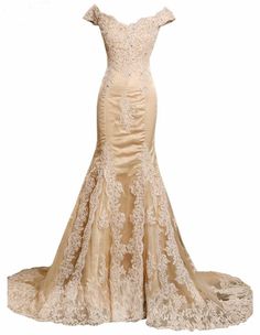 champagne prom dresses lace elegant appliques  tulle mermaid evening dresses v neck celebrity party dresses Champagne Prom Dress Mermaid, Mob Wedding, Champagne Prom Dresses, Jeweled Bouquet, Prom Dress Pictures, Champagne Prom Dress, Prom Evening Dresses, Celebrity Party, V Neck Prom Dresses