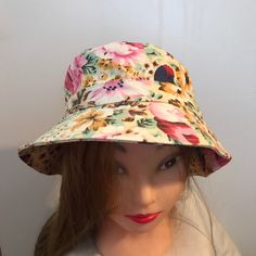 Sale 2/$27 3/$37 4/$45 On Select Hats Caps Beanies & Bucket Hats. Hawaiian Hibiscus Floral Bucket Hat Light Beige With Pink And Green Hibiscus Flower Print 100% Cotton Lightweight, Comfortable, Sturdy, Flexible Double Stitched Seams One Size Fits Most Adults : 7'' Head & 2'' Brim Must Bundle 2 Or More Sale Items To Receive Sale Price Offer. Great For Gardening, Beach, Pool Side, Sunshade, Cruising, Sunshade, Foldable, Easy Pack, Summer Sale, Retro, Hiking, Camping Gift Stocking Stuffer Casual Lightweight Hat, One Size Fits Most, Summer Outdoor Hat One Size, One Size Summer Hats For Outdoor, One-size Summer Hats For Outdoor, One Size Summer Outdoor Hats, Casual Multicolor Sun Hat For Spring, Casual Hats With Upf 50+, Casual Flat Brim Bucket Hat For Warm Weather, Casual Hat With Upf 50+ Protection