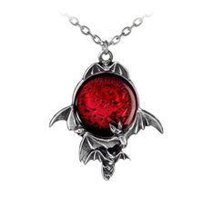 This is the season to be gothic. Gift yourself or a loved one the gothic bloody moon flying bats pendant this holiday. Vampire King, Dramatic Necklace, Flying Bats, Alternative Jewelry, Box Diy, Moon Pendant Necklace, Steampunk Jewelry