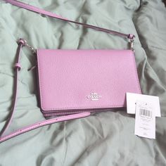 Beautiful Coach In Color Violet Orchid. Brand New Never Been Used Tags Removed However Still With The Item. Color Violet, Bags Coach, Coach Wallet, Body Color, Body Colour, Coach Bags, Color Purple, Cross Body, Violet