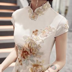 Luxury Chinese Long Dress Wedding Party Cheongsam Oriental Dinner Chinese Style Women Elegant Qipao Young Bridesmaid Dresses, Dinner Chinese, Chinese Long Dress, Long Dress Wedding, White Women Dresses, Beach Bridesmaid Dresses, Chinese Wedding Dress, Dress Wedding Party, Asian Wedding Dress