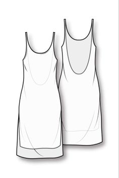 the front and back view of a women's tank top, with one side cut out