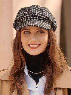 White Beret, French Hat, Black Beret, Woman Hat, Woolen Hat, Berets Cap, Fashion Trends Winter, Church Hats, Beret Hat