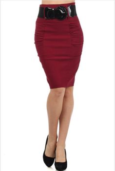 This amazing fit pencil skirt is perfect for any event. The stretch compliments all bodies!! With the perfect rise in the high waist and a black elastic belt makes this a must have separate in any girls closet. Girls Closet, Pencil Skirt Outfits, Girl Closet, Elastic Belt, Pencil Skirt Black, Wiggle Dress, The High, Swing Dress, Winter Coat