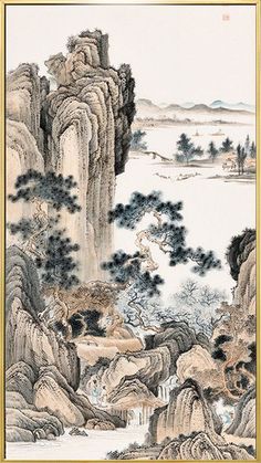 Chinese Mountains, Sun Wukong, Mountain Paintings, Traditional Paintings