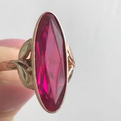 Victorian 14k Gold Ruby Ring Gift, Victorian Style 14k Gold Ruby Ring Gift, Formal Pink Gold Sapphire Ring, Victorian Style Rose Gold Ruby Ring, Victorian Style 14k Rose Gold Ruby Ring, Pink Marquise Ruby Ring For Formal Occasions, Formal Pink Marquise Ruby Ring, Vintage 14k Gold Ruby Ring, Formal Marquise Pink Ruby Ring