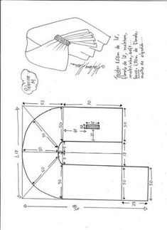 the diagram shows how to make an umbrella with measurements and instructions for each piece in it