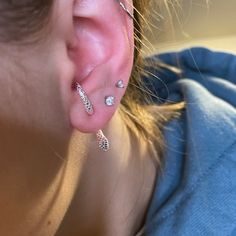 Pendientes de oreja de serpiente, Joyería de plata de ley, Pendientes de animales, Pendientes de fantasía, EJK009 - Etsy Silver Teardrop Cartilage Earrings, Silver Teardrop Ear Cuff For Pierced Ears, Trendy Silver Huggie Piercings, Silver Hypoallergenic Huggie Ear Climbers, Ear Jacket, Art