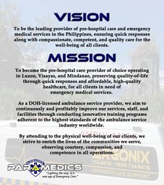 an advertisement with the words vision and mission