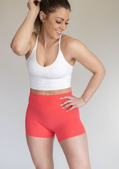 IDEAL FOR: Casual Wear, Dance, HITT, Lifting, Yoga + Pilates + Barre FEELS LIKE: Constructed with high-quality, moisture-wicking fabric, these shorts keep you dry and comfortable throughout your activities, while the form-fitting silhouette accentuates your natural curves for a flattering look. WHY WE LOVE THEM: The absence of front seams ensures a smooth and flattering fit, eliminating any discomfort or irritation, so you can focus solely on reaching your fitness goals. EXTRAS: Elevate your per Biker Shorts With Built-in Shorts For Training, Versatile Mid-thigh Athletic Shorts With Built-in Shorts, Sporty High-waisted Activewear Shorts With Built-in Shorts, Versatile Activewear With Built-in Shorts For Training, Sportswear Biker Shorts With Built-in Shorts For Workout, Athleisure Athletic Shorts With Built-in Shorts For Gym, Functional Activewear With Built-in Shorts For Workout, Athletic Fit Activewear With Built-in Shorts, Training Activewear With Built-in Knee-length Shorts