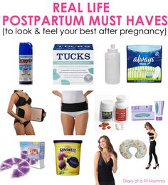 there are many different items that can be found in this postpartum must haves to look and feel your best after pregnant