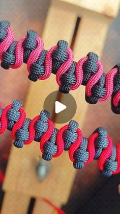 a video demonstrating how to make an ornament with parasols and ropes