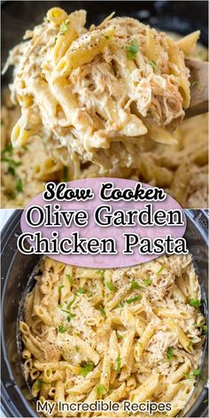 slow cooker olive garden chicken pasta recipe