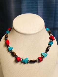 Vintage Jewelry Necklace Turquoise Vintage Necklace Bracelet Set Red Coral and Turquoise with Seed Beaded Bracelet Necklace mixed  ,wedding, bridesmaid , statement .Siza Necklace 20 inch.Bracelet 8 inch.I ship in 1-2 business days.  ---International Buyers: Please note import duties, taxes, and charges are not included in the item price or shipping cost. These charges are the buyer's responsibility. Please check with your country's customs office to determine what these additional costs will be Bohemian Single Strand Jewelry For Wedding, Bohemian Single Strand Wedding Jewelry, Red Hand-strung Necklace For Wedding, Adjustable Gemstone Beaded Necklace For Wedding, Mixed Wedding, Seed Beaded Necklace, Turquoise Jewelry Native American, Jewelry Turquoise, Vintage Jewelry Necklace