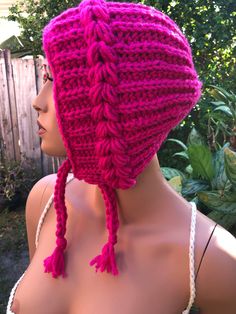 Crochet breaded hat, cap, loose slouchy ready to ship. Ask me for any color. Ship quick, make quick. Crochet Slouchy Hat, Cap Winter, Hat Knit, Crochet Cap, Hat Beanie, Hat Crochet, Slouchy Hat, Bucket Hats, Girl With Hat