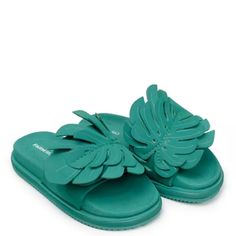 Farm Rio Monstera Leaf Slide Sandals In Green New With Tags! Fits True To Size, Order Your Normal Size Open Toe Slip On Slides Polyurethane/Polyester Upper, Polyurethane Lining, Polyurethane/Pvc/Eva/Tr Sole Slight Platform, Cushioned Made In Brazil Women’s 6 Brazil Women, Farm Rio, Monstera Leaf, Slide Sandals, Open Toe, Green Colors, Blue Green, Slip On, Sandals