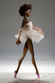 African Barbie, Natural Hair Doll, Black Figurines, American Dance, Black Dancers, Ballerina Barbie