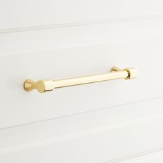 a close up of a handle on a door