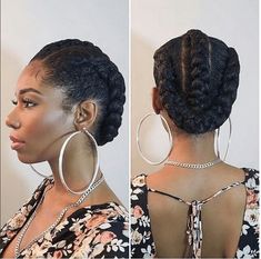 Cornrow Tutorial, 3 Braids, Dutch Braids, Trendy Hairstyle, Healthy Natural Hair, Easy Hairstyle