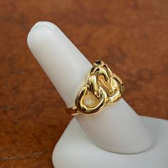 14KT yellow gold chunky, chain link style ring. Great index finger ring! Size 7 Can be resized for an additional fee Weight: 3.90 grams Band tapers in back Stamped 14K Hollow ring Stamped 14k Made with the Electroform Art process (creates a durable, hollow ring) Gold Chain Link 14k Gold Ring, Gold Chain Link Ring In 14k, Gold Chain Rings For Formal Occasions, Formal Gold Chain Rings, Yellow Gold Chain Link Rings For Anniversary, Yellow Gold Chain Link Anniversary Rings, Gold Link Rings For Anniversary, Gold Chain Link Ring For Anniversary, Gold Chain Link Chain Ring For Anniversary