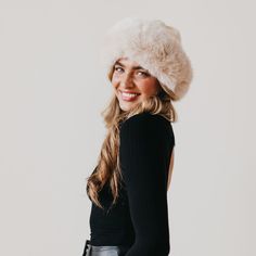 Classy, sassy, and chic is the best way to describe our Noelle Faux Fur Hat! This stunning cream hat has a thick faux fur band around it, adding in some extra drama and spunk! The Noelle Faux Fur Hat is the perfect accessory to glam up your looks while keeping warm in the cold months. Fluffy Faux Fur Hat For Fall, Winter Fedora With Feather Trim, Winter Fedora Hat With Feather Trim, Faux Fur Hat For Fall, Winter Hat With Feather Trim, Fall Faux Fur Hat With Lining, Fluffy Faux Fur Hat For Cold Weather, Winter Hats With Faux Fur Lining, Fall Hats With Faux Fur Lining