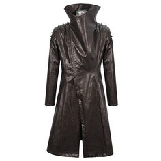 Material:?Faux Leather; Viscose 
Weight: 1.86KG 
Size: S-4XL 
SKU:?CT18002 
? Mode Steampunk, Long Coat Men, Rock Style Clothing, Long Leather Coat, A Punk, Faux Leather Coat, Black Pants Men, Punk Rock Fashion, Punk Outfits