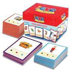 several matching cards in a red box