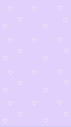 a purple background with white hearts on it