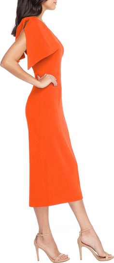 Dress the Population Tiffany One-Shoulder Midi Dress | Nordstrom One Shoulder Midi Dress, Dress The Population, Nordstrom Dresses, One Shoulder, Perfect Fit, Midi Dress, Nordstrom, Relaxed Fit