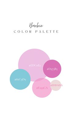 Palette sui colori del rosa, turchese, e beige Barbie Color Palette, Girly Color Palette, Colour Template, Web Design Color, Barbie Rosa, Apple Drinks, Adobe Design, Pool Colors, Small Business Inspiration