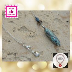 Teal shadow - Porcelain pendant Sterling silver long necklace #GiftForSister #SterlingSilver #PorcelainBead #SparkleNecklace #SilverColor #LongNecklace #MultiColorsBlue #TealColors #GiftForMom #ChainNecklace Blue Long Drop Necklace As A Gift, Blue Long Drop Necklace As Gift, Blue Long Drop Necklace For Gift, Silver Long Necklace, Gray Earrings, Corpus Christi Tx, Sparkle Necklace, Long Silver Necklace, Blue Beads