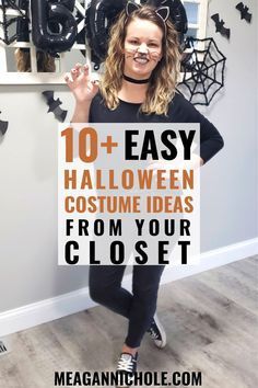 Costume Ideas From Your Closet, Quick Diy Halloween Costumes, Easy Halloween Costume Ideas, Costumes Faciles, Top 10 Halloween Costumes, Fashion Costume Halloween, Quick Halloween Costumes