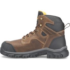 Carolina Men's Falcon 6" Steel Toe Waterproof Internal Metguard Work Boot -Brown- CA3591 On Sale Now! This Item Ships FREE! Men’s 6” Steel Toe Internal MetGuard Work Boot Steel Safety Toe Cap Abrasion Resistant Molded Rubber Toe Cap Waterproof SCUBALINER™ Mesh Lining Removable EVA Footbed Electrical Hazard Rated Steel Shank Cement Construction Heavy Duty Oil & Slip Resisting Rubber Outsole Alamo Dark Tan Leather Upper CA3591 ***Available Online Only*** Durable Rugged Brown Boots, Impact-resistant Brown Boots For Safety, Impact Resistant Brown Safety Boots, Impact Resistant Brown Work Boots For Outdoor, Brown Steel Toe Boots For Outdoor Work, Brown Durable Boots For Outdoor Work, Brown Hiking Boots With Reinforced Toe For Outdoor Work, Brown Leather Waterproof Boots For Construction, Brown Safety Lace-up Boots