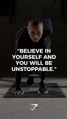 #womenhealth #health #women #healthylifestyle #fitness #womenempowerment #wellness #womenhealthcare Gymshark Quotes, Transformation Du Corps, How To Believe, Be Unstoppable, Motivational Inspiration, Motivation Positive, Gym Quote, Study Motivation Quotes, Fitness Inspiration Quotes