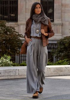 Gray Outfit, Look Boho Chic, Mode Inspo, 가을 패션, Mode Inspiration, Look Fashion, Classy Outfits, Autumn Winter Fashion