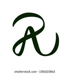 the letter a is inscribed in black ink on a white background, and has a curved edge